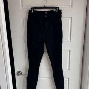 PAIGE Jet Black Denim Pants